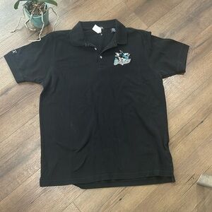San Jose Sharks Shirt !  Vintage ! Large !